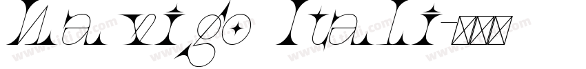Navigo Itali字体转换